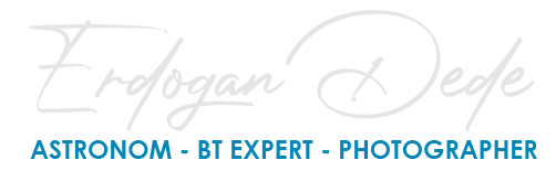 Erdoğan DEDE – Astronom, BT Expert, Photographer Logo