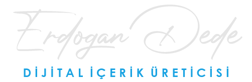 Erdoğan DEDE – Dijital İçerik Üreticisi Logo